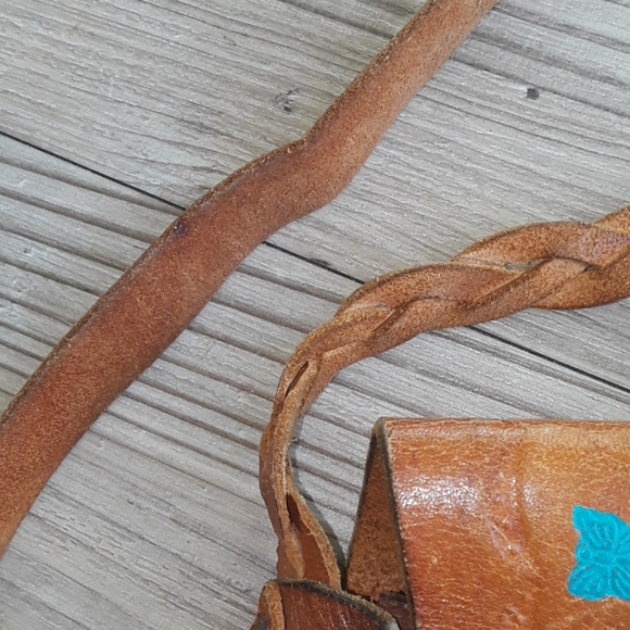 Vintage leather satchel - Picture 7 of 9